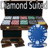 Brybelly 500 Ct - Pre-Packaged - Diamond Suited 12.5 G - Walnut Case