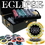 Brybelly 500 Ct Pre-Packaged Eclipse 14G Poker Chip Set - Mahogany