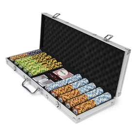 Brybelly Pre-Pack - 500 Ct Monte Carlo Chip Set Aluminum Case