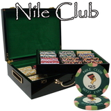 Brybelly 500 Ct Standard Breakout Nile Club Chip Set- High Gloss Case