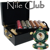 Brybelly 500 Ct Standard Breakout Nile Club Chip Set - Mahogany Case