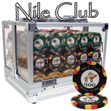 Brybelly 600 Ct Standard Breakout Nile Club Chip Set - Acrylic Case