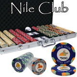 Brybelly 750 Ct Standard Breakout Nile Club Chip Set - Aluminum Case