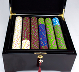 Brybelly 750Ct Claysmith Gaming 'Rock & Roll' Chip Set in Mahogany