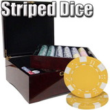 Brybelly 750 Ct - Pre-Packaged - Striped Dice 11.5 G - Mahogany