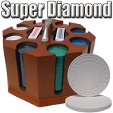 Brybelly Standard 200 Ct Super Diamond Chip Set Wooden Carousel
