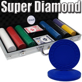 Brybelly Standard Breakout 300 Ct Super Diamond Chip Set - Aluminum