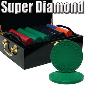Brybelly Standard Breakout 500 Ct Super Diamond Chip Set - Mahogany