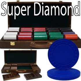 Brybelly Standard Breakout 500 Ct Super Diamond Chip Set - Walnut