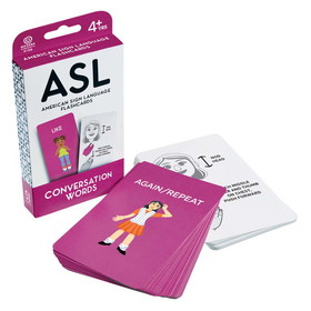 Brybelly ASL American Sign Language Flashcards: Conversation Words