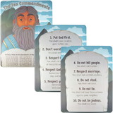 Brybelly Moses & The Ten Commandments Bible Posters, 3-pack