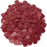 Brybelly Solid Red Bingo Chips, 300-pack