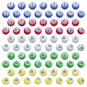 Brybelly 1.5in Replacement Set of Professional Bingo Balls