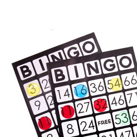 Brybelly Jumbo 1.25" Bingo Chips, 100-pack
