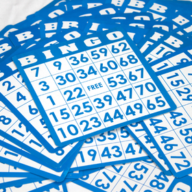 Brybelly 50 Pack of Bingo Cards with Unique Numbers