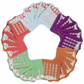 Brybelly EZ Clear Shutter Bingo Cards, Pack of 25