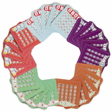 Brybelly EZ Clear Shutter Bingo Cards, Pack of 50