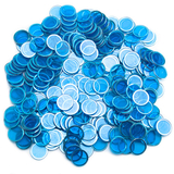 Brybelly 300 Pack Blue Magnetic Bingo Chips