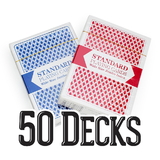Brybelly 50 Decks Brybelly Playing Cards (Wide Size, Jumbo Index)