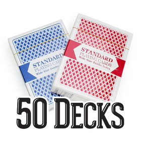 Brybelly 50 Decks Brybelly Playing Cards (Wide Size, Jumbo Index)