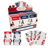 Brybelly Low-vision Mega Index Playing Cards, 12 Decks (Red/Blue Mixed)