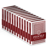 Brybelly 12 Red Decks of Pinochle Playing Cards