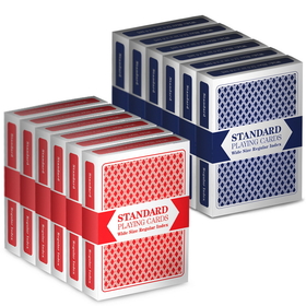 Brybelly 12 Decks (6 Red/6 Blue) Brybelly Cards (Wide/Standard)