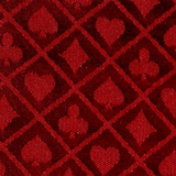 Brybelly 10' Section of Red Two-Tone Poker Table Speed Cloth