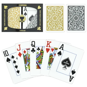 Brybelly Copag 1546 Poker Black/Gold Jumbo