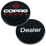Brybelly Plastic Copag Dealer Button - Black