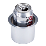 Brybelly Vivid Silver Aluminum Cup Holder
