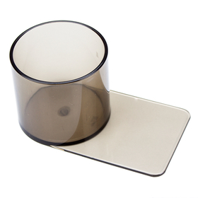 Brybelly Small Plastic Smoke Colored Slide In Cup Holder