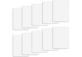 Brybelly Set of 10 White Plastic Poker Size Cut Cards