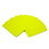 Brybelly Set of 10 Yellow Plastic Poker Size Cut Cards