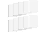 Brybelly Set of 10 White Plastic Bridge Size Cut Cards