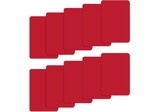 Brybelly Set of 10 Red Plastic Bridge Size Cut Cards