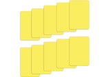 Brybelly Set of 10 Yellow Plastic Bridge Size Cut Cards
