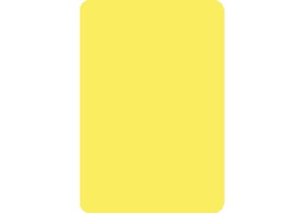 Brybelly Cut Card - Bridge - Yellow