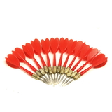 Brybelly 12 Pack Red Metal Tip Brass Balloon Darts