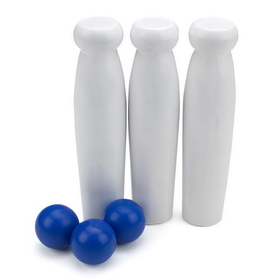 Brybelly Milk Bottle Toss Carnival Game with 3 Balls