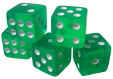 Brybelly 100 Green Dice - 16 mm