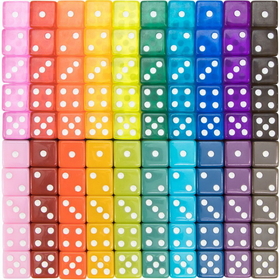 Brybelly Vintage Assorted Dice, 100-pack