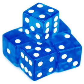 Brybelly 5 Blue Dice - 19 mm