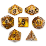Brybelly 7 Die Polyhedral Set in Velvet Pouch, Mountainheart