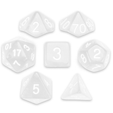Brybelly 7 Die Polyhedral Set in Velvet Pouch, Astral Echoes