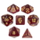 Brybelly Set of 7 Polyhedral Dice, Blood Lust