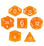 Brybelly Set of 7 Polyhedral Dice, Forge Embers