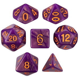Brybelly Witching Hour Complete Set of 7 Premium Polyhedral Dice in Display Box