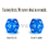 Brybelly 25 Pack of Random D10 Polyhedral Dice in Multiple Colors