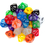 Brybelly 25 Pack of Random D10 Polyhedral Dice in Multiple Colors